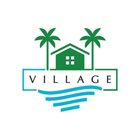 village life logo|Village Logo royalty.